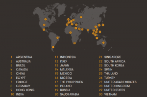 We are Social 30 Countries 2016 Report