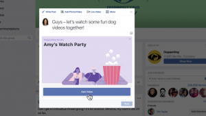 Facebook Videos Watch Party