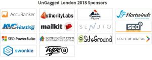 UnGagged London conference 2018 Sponsors