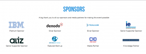 DATAx Singapore 2019 Conference Sponsors