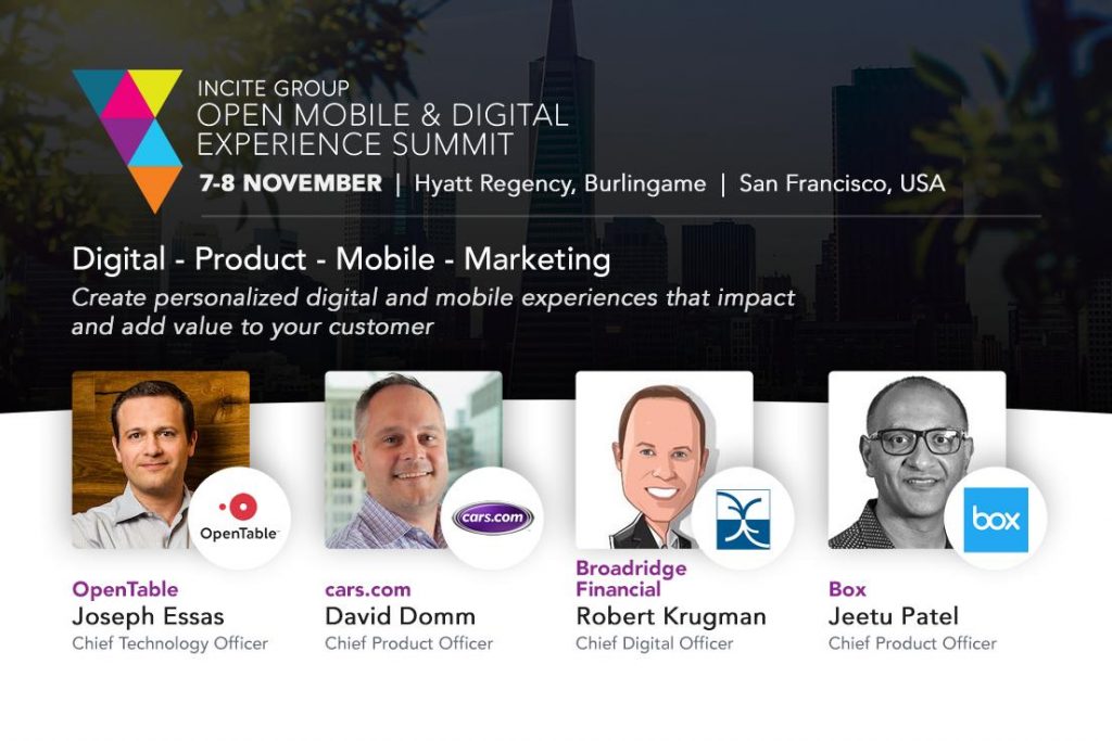 Open Mobile & Digital Experience Summit 2019 | San Francisco, USA 1 | Digital Marketing Community